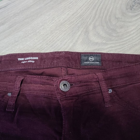 AG Corduroy red leggings - Picture 3 of 5